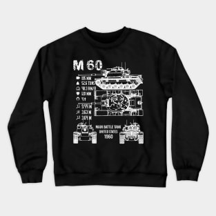 M60 Tank Specifications Crewneck Sweatshirt